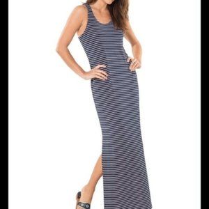 Sail To Sable Preppy Navy + White Stripe Maxi NWT
